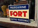 FORT koffie emaille reclamebord 1950, Antiek en Kunst, Ophalen of Verzenden