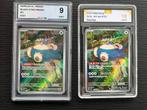 Graded Snorlax Pokémon, Ophalen of Verzenden, Zo goed als nieuw, Losse kaart