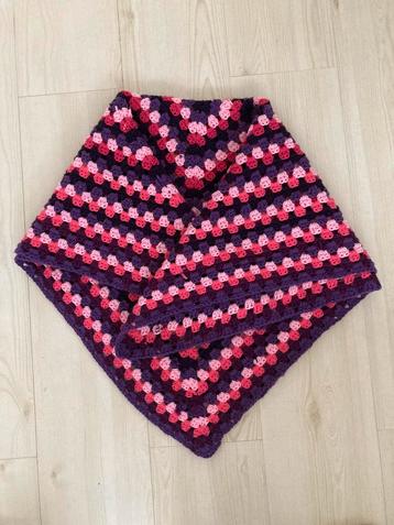 Handmade Gehaakte Crochet Sjaal mooie kleuren!! beschikbaar voor biedingen