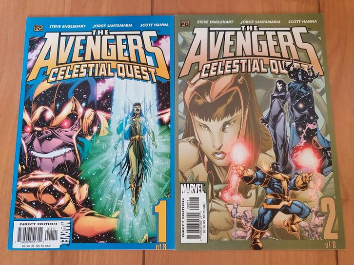 Avengers - Celestial Quest #1 t/m 8 kompleet Marvel Comics, Boeken, Strips | Comics, Zo goed als nieuw, Meerdere comics, Amerika