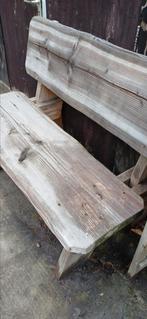 massief houten tuinbank, Ophalen, Zo goed als nieuw, Hout