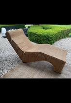 Lounge stoel van rotan, Tuin en Terras, Ligbedden, Ophalen of Verzenden, Gebruikt, Rotan