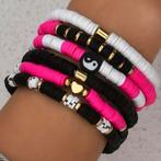 Nieuwe armbanden sets roze, pink  wit, turquoise, Ophalen of Verzenden, Nieuw
