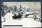 Winter scene at West Mount, Sydney, Canada, paardenslee, Verzamelen, Ansichtkaarten | Buitenland, Ongelopen, Buiten Europa, Voor 1920