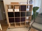 16 vaks Ikea Kallax kast met deurtjes, lades, stoffen manden, Ophalen