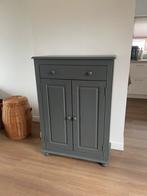 Grijs geverfde kast, Huis en Inrichting, Kasten | Computermeubels, Ophalen, Gebruikt, Minder dan 40 cm, Geverfd