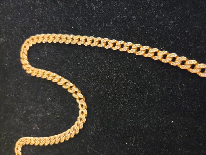 14 k gouden cuban ketting 40,5 gram 60 cm, Sieraden, Tassen en Uiterlijk, Kettingen, Nieuw, Goud, Goud, Ophalen of Verzenden
