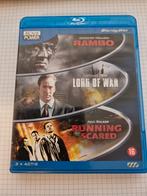 Movie power 3 films blu ray Rambo Lord of War Running Scared, Hofweg, Actie, Ophalen of Verzenden, Zo goed als nieuw