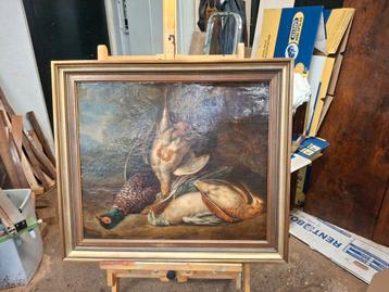 Antiek Schilderij J. v.d. Horst - Wild beschikbaar voor biedingen