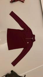 Bordeaux rood paardrijshirt met lange mouwen, Dieren en Toebehoren, Paardrijkleding, Overige soorten, Bovenkleding, Gebruikt, Ophalen of Verzenden