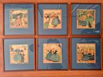 6 Rie Cramer Litho's Ingelijst, Ophalen of Verzenden, Gebruikt