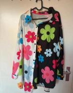 Bloemen blouse, Kleding | Dames, Grote Maten, Overige kleuren, Blouse of Tuniek, Ophalen of Verzenden, Zo goed als nieuw