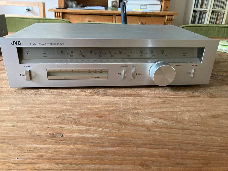 JVC T-V5 FM/AM Stereo Tuner - Vintage Klassieker, Audio, Tv en Foto, Tuners, Gebruikt, Analoog, Ophalen of Verzenden