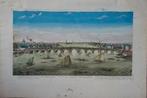 gravure: Vue du Pont de Westminster/ Engeland. 1770 / Parijs, Antiek en Kunst, Kunst | Etsen en Gravures, Ophalen of Verzenden