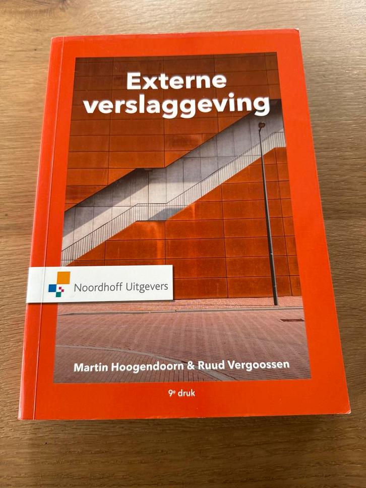 Externe Verslaggeving Noordhoff Uitgevers, Boeken, Studieboeken en Cursussen, Zo goed als nieuw, HBO, Beta, Ophalen of Verzenden