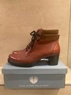 Durea veterboot cognac NIEUW | maat 9, Durea, Bruin, Lage of Enkellaarzen, Nieuw