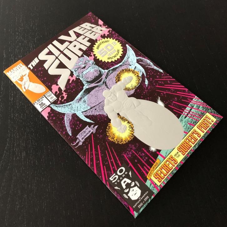Silver Surfer Vol.3 #50 (1991) NM (9.4), Boeken, Strips | Comics, Nieuw, Eén comic, Amerika, Ophalen of Verzenden