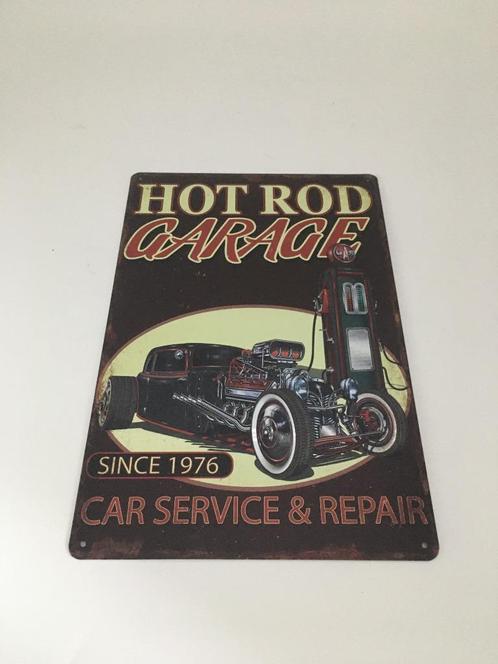 Te koop bord hot rod garage, Auto diversen, Overige Auto diversen, Ophalen of Verzenden