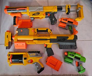 NERF Gele Serie Bundle Recon CS-6, Deploy CS-6 etc.  beschikbaar voor biedingen