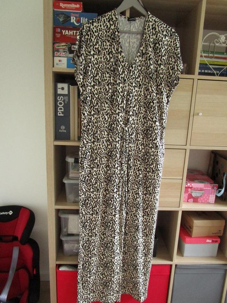 Taifun - jumpsuit met all over print maat 38, Kleding | Dames, Jumpsuits, Zo goed als nieuw, Maat 38/40 (M), Beige, Ophalen of Verzenden