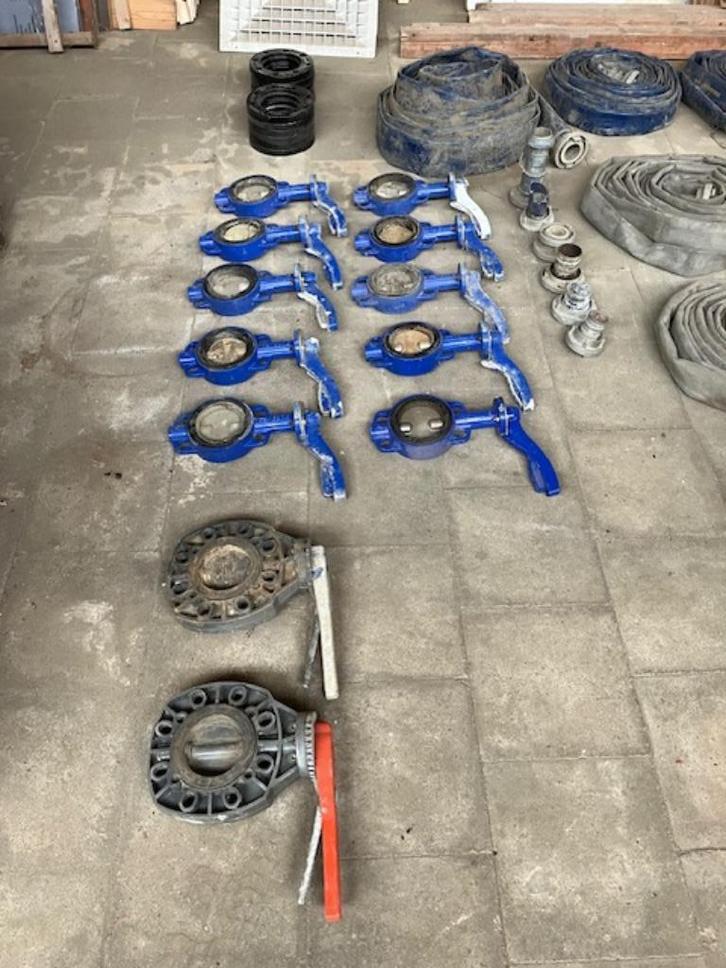 Vlinderklep / vlinderkleppen / dikwandige PVC, Doe-het-zelf en Verbouw, Elektra en Kabels, Gebruikt, Overige typen, Ophalen