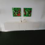 Dressoir Hoogglans wit, Huis en Inrichting, Kasten | Dressoirs, Ophalen, Gebruikt, 200 cm of meer, Modern