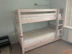 Flexa Stapelbed met Onderschuifbed, Gebruikt, 90 cm, Eenpersoons, Wit