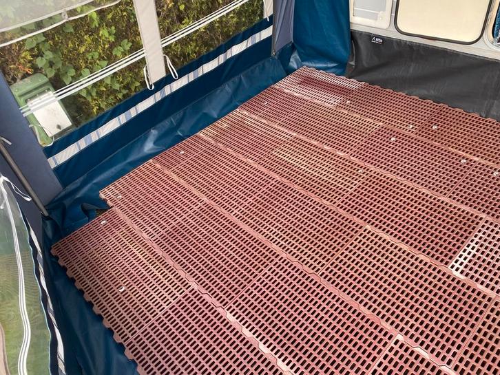 Kunststof Vloer Voortent - 15m2+, Caravans en Kamperen, Voortenten en Luifels, Gebruikt, Overige merken, Ophalen
