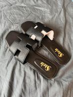 Zwarte slippers (hermes dupes), Zwart, Nieuw, Ophalen, Slippers