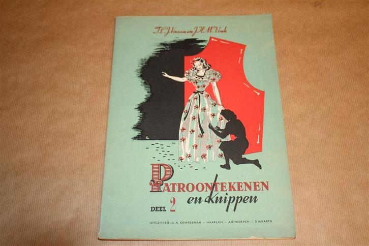 Patroontekenen en knippen -Deel 2 - 1952, Boeken, Mode, Gelezen, Mode algemeen, Ophalen of Verzenden
