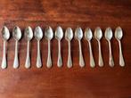 Verzilverde theelepeltjes parelrand, Antiek en Kunst, Ophalen of Verzenden
