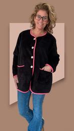 Teddy vest met gouden knopen beige, groen of zwart, Verzenden, Nieuw, Maat 46/48 (XL) of groter, Groen