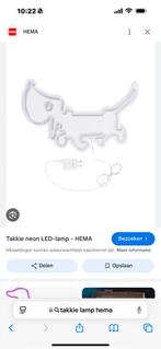 Takkie lamp, Ophalen, Nieuw, Lamp