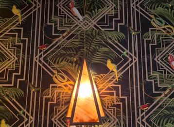 Art Deco Wandlampen, Set van 2, Amsterdamse School beschikbaar voor biedingen