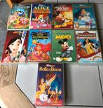 9 disney vhs videobanden setprijs €10, Alle leeftijden, Ophalen, Zo goed als nieuw, Tekenfilms en Animatie