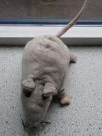 Dikke Rat van IKEA Gosig Ratta grijs /beige muis velours, Kinderen en Baby's, Speelgoed | Knuffels en Pluche, Ophalen of Verzenden