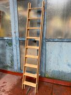 Oude houten bibliotheektrap zoldertrap molenaarstrap, Antiek en Kunst, Ophalen