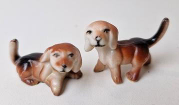 Vintage honden beeldjes - miniatuur  beschikbaar voor biedingen