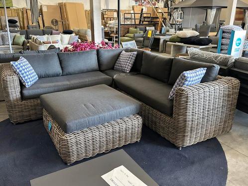 Hoek loungeset met extreem dikke wickerdraad !!, Tuin en Terras, Tuinsets en Loungesets, Nieuw, Loungeset, Wicker, 5 zitplaatsen