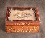 Antiek houten juwelenkistje, Ophalen of Verzenden