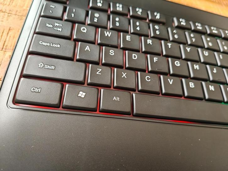 Gembird - full size rgb QWERTY keyboard - zwart, Computers en Software, Toetsenborden, Nieuw, Qwerty, Bedraad, Gaming toetsenbord