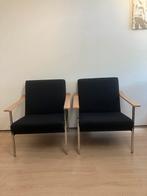 Set prachtige zeldzame Gispen fauteuils mod 1424, Stof, Zo goed als nieuw, 50 tot 75 cm, Ophalen