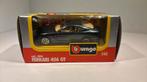 Ferrari 456 gt bleu Bburago 1.43, Overige merken, Auto, Ophalen of Verzenden, A