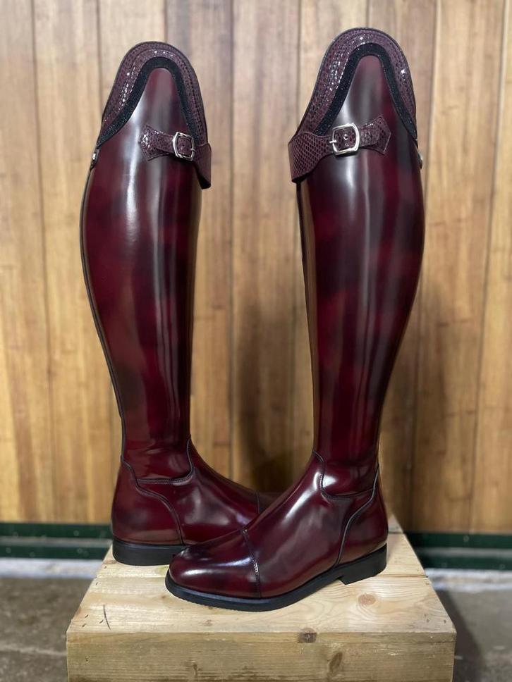 Celeris Custom rijlaarzen op maat, Dieren en Toebehoren, Paardrijkleding, Zo goed als nieuw, Schoeisel, Dressuur, Ophalen of Verzenden