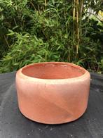 Luxe terracotta geglazuurd bonsai cactus bloempotten, Rond, Binnen, Ophalen of Verzenden, Zo goed als nieuw