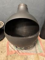 Unieke design haard Focus bathyscafocus houtkachel, Ophalen, Houtkachel, Zo goed als nieuw, Vrijstaand