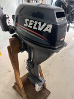 Selva 15 pk langstaart hand bediend, Watersport en Boten, Buiten- en Binnenboordmotoren, Ophalen, Gebruikt, Viertaktmotor, Benzine