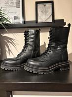 Boots enkellaars Creator zwart leer 38, Kleding | Dames, Schoenen, Ophalen of Verzenden, Zo goed als nieuw, Zwart