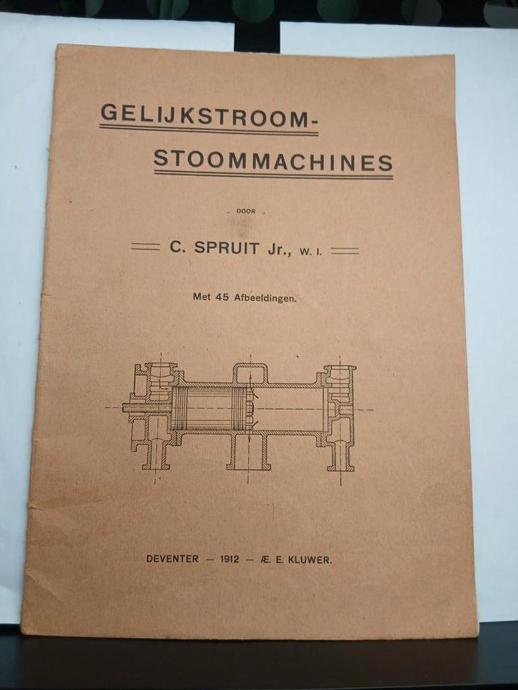 Gelijkstroom-  Stoommachines stoommachine boekje, Boeken, Techniek, Gelezen, Elektrotechniek, Ophalen of Verzenden