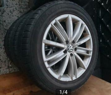 4x velgen met banden voor VW Tiguan 2008 beschikbaar voor biedingen